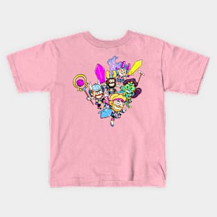 Team Neon Disco Viking Jr Kids T-Shirt